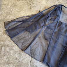 画像9: GREY COLOR SHOULDER FRILL DESIGN TULLE VEST / Ladies M (9)