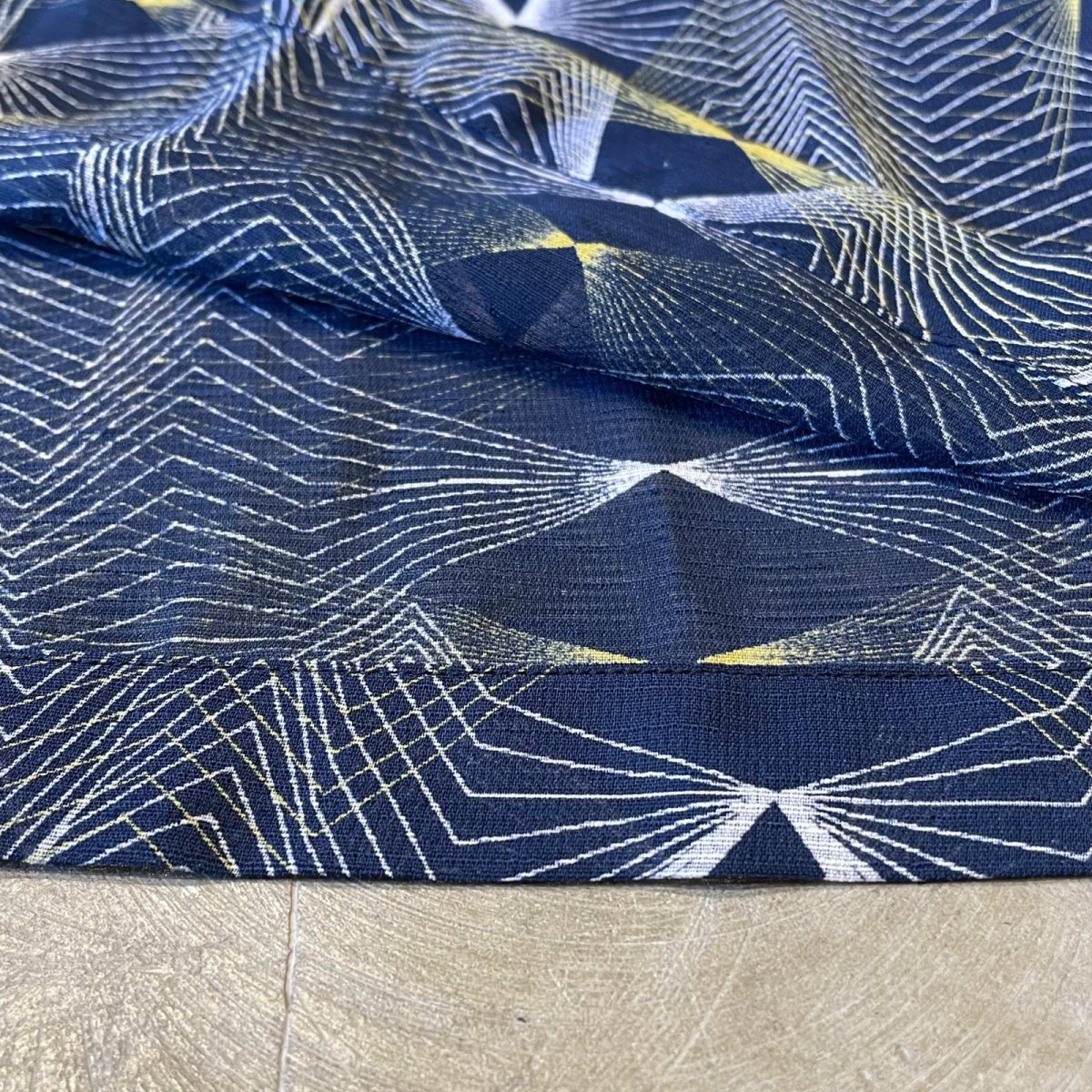 画像8: ALL OVER ART PATTERN SHEER S/S SHIRT / Mens L (8)