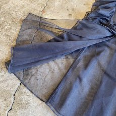 画像7: GREY COLOR SHOULDER FRILL DESIGN TULLE VEST / Ladies M (7)