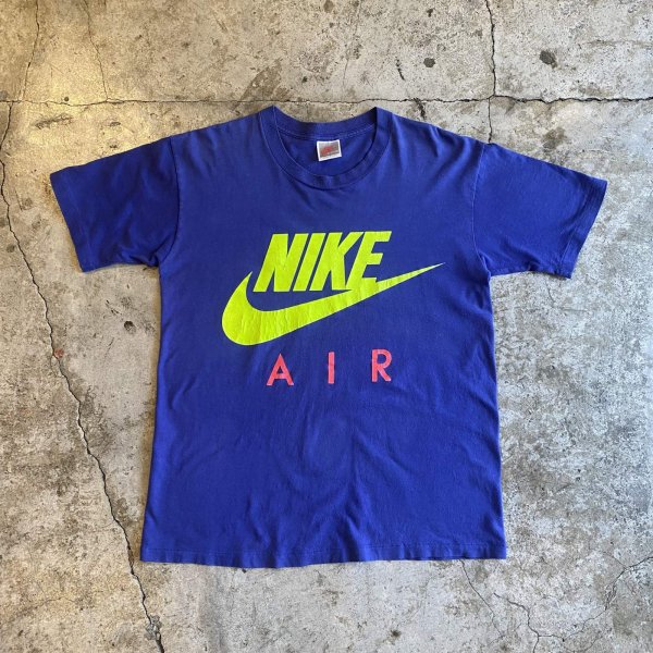 90's【NIKE】FRONT PRINTED DESIGN COLOR S/S TEE / Ladies S / MADE