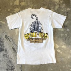画像1: 90's BACK SCOPION PRINTED S/S TEE / Mens M / MADE IN USA (1)