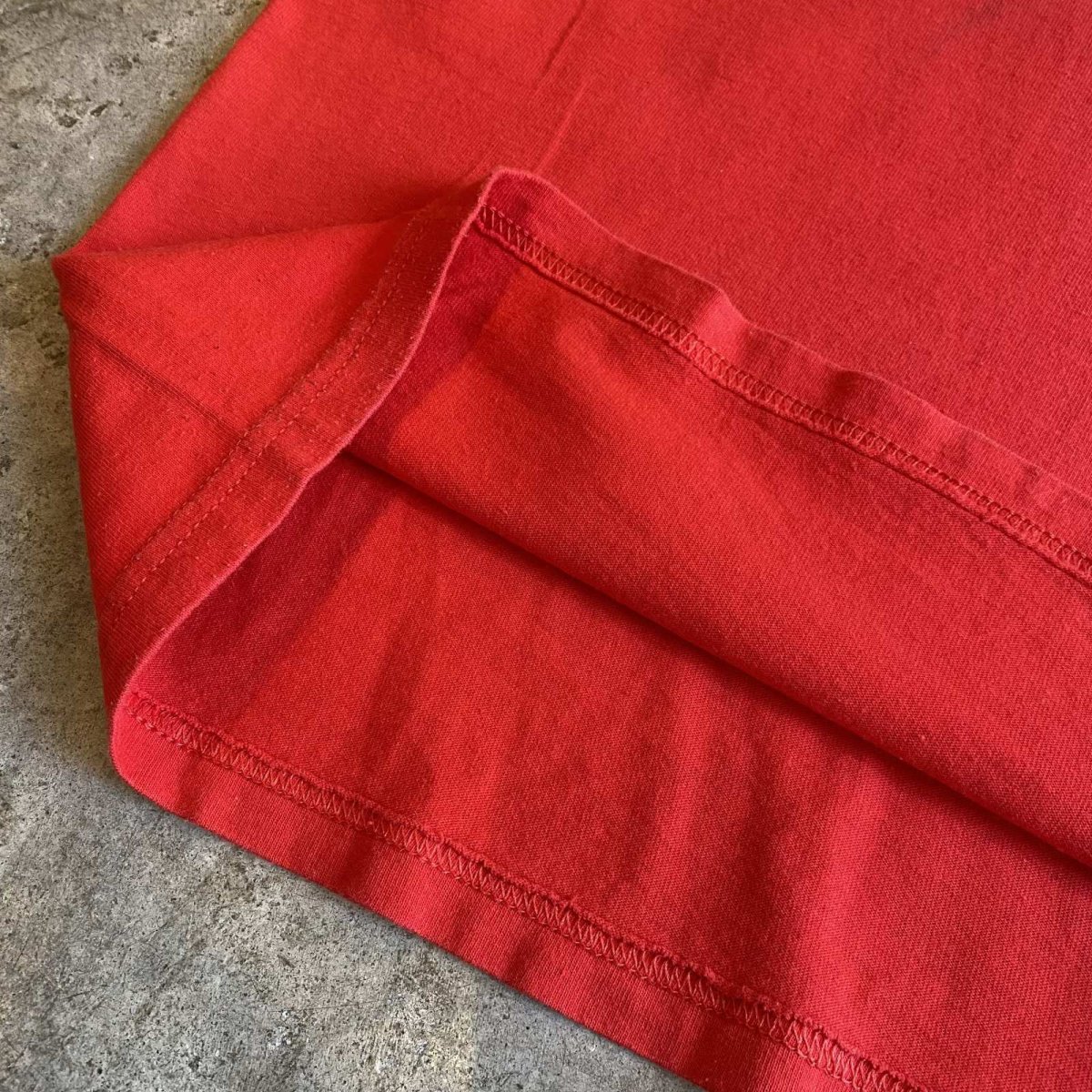 画像6: "KING BROTHER" PRINTED DESIGN RED COLOR S/S TEE / Ladies S / MADE IN USA (6)