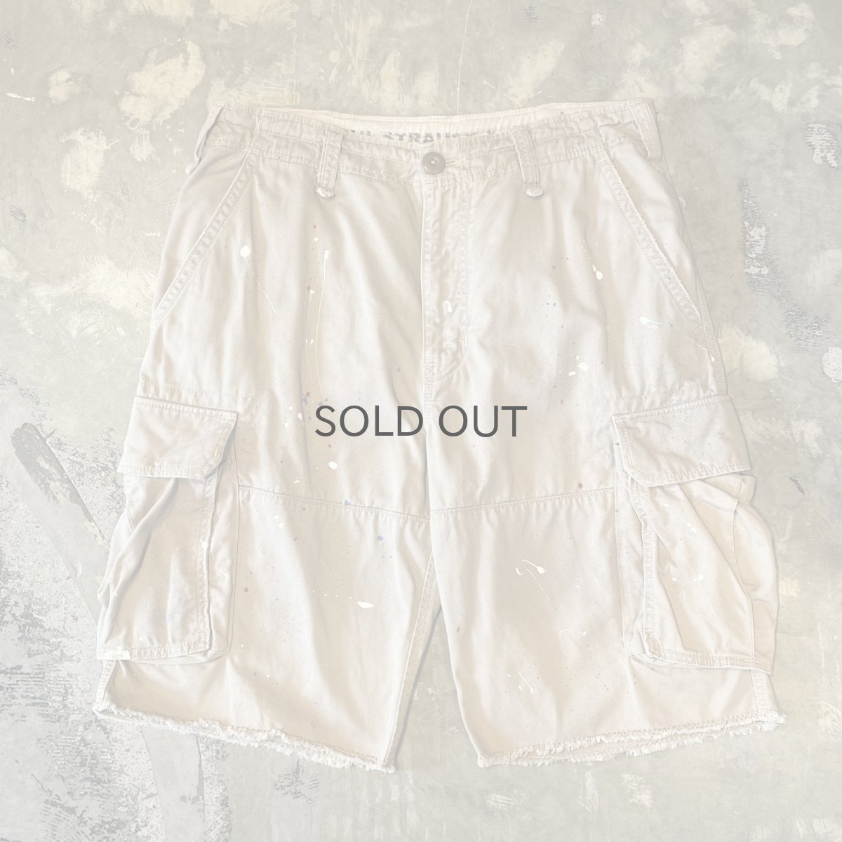 画像1: 【LEVI'S】SPLASH PATTERN CARGO STYLE WIDE SHORTS / W35 (1)