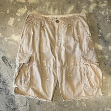 画像1: 【LEVI'S】SPLASH PATTERN CARGO STYLE WIDE SHORTS / W35 (1)