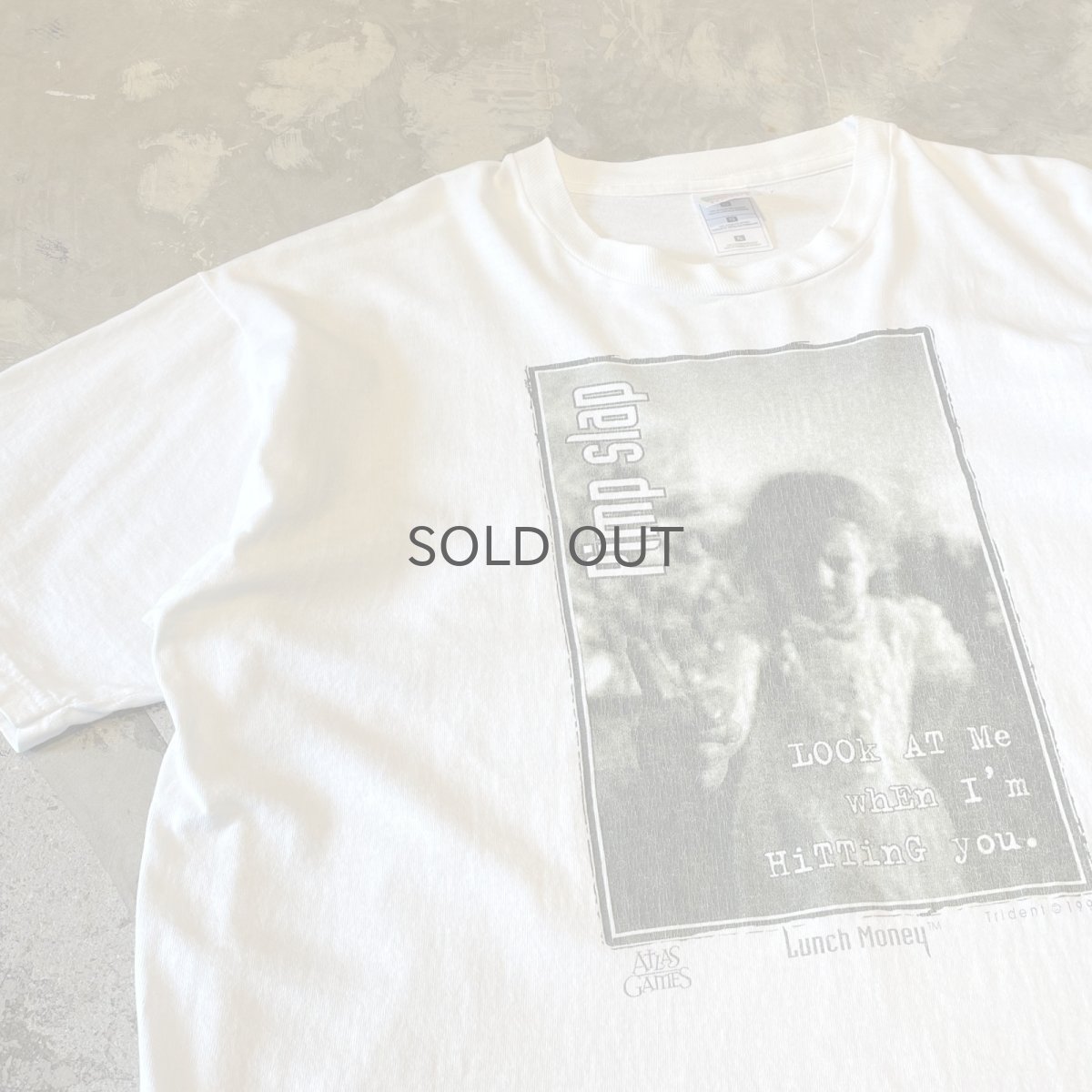 画像3: 90's "LUNCH MONEY" CARD PRINTED S/S TEE / Mens XL (3)