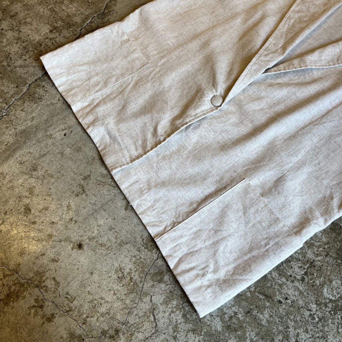 画像4: ALL OVER MARBLING PATTERN 1 BUTTON DESIGN TAILORED JACKET / Ladies L / MADE IN USA (4)