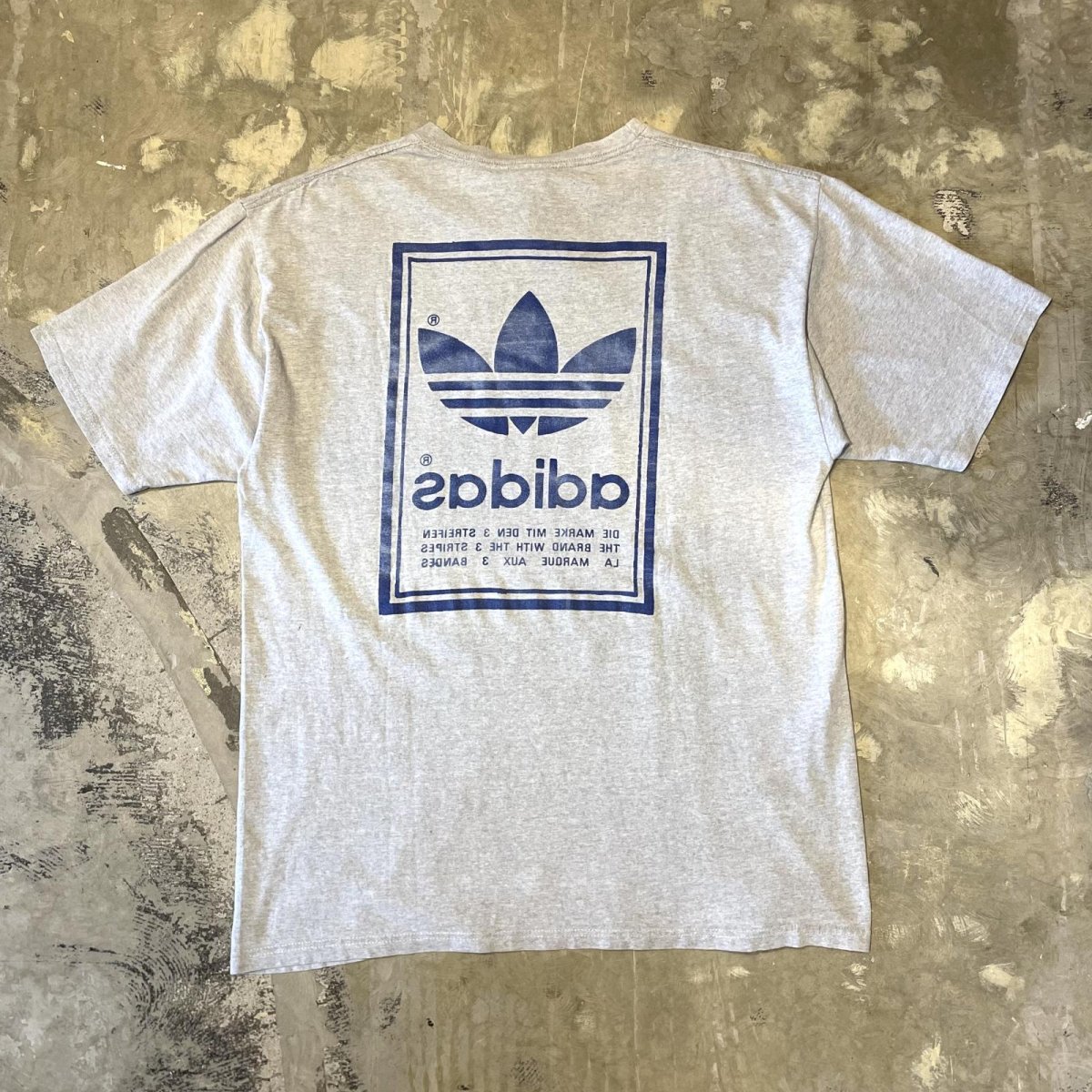 画像2: 【adidas】BOTH SIDE LOGO PRINTED S/S TEE / Mens L / MADE IN USA (2)