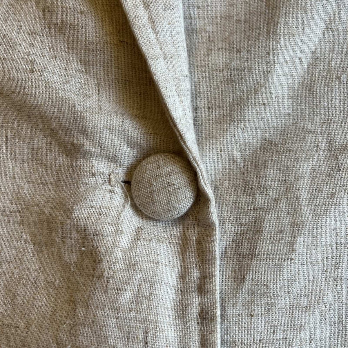 画像10: ALL OVER MARBLING PATTERN 1 BUTTON DESIGN TAILORED JACKET / Ladies L / MADE IN USA (10)