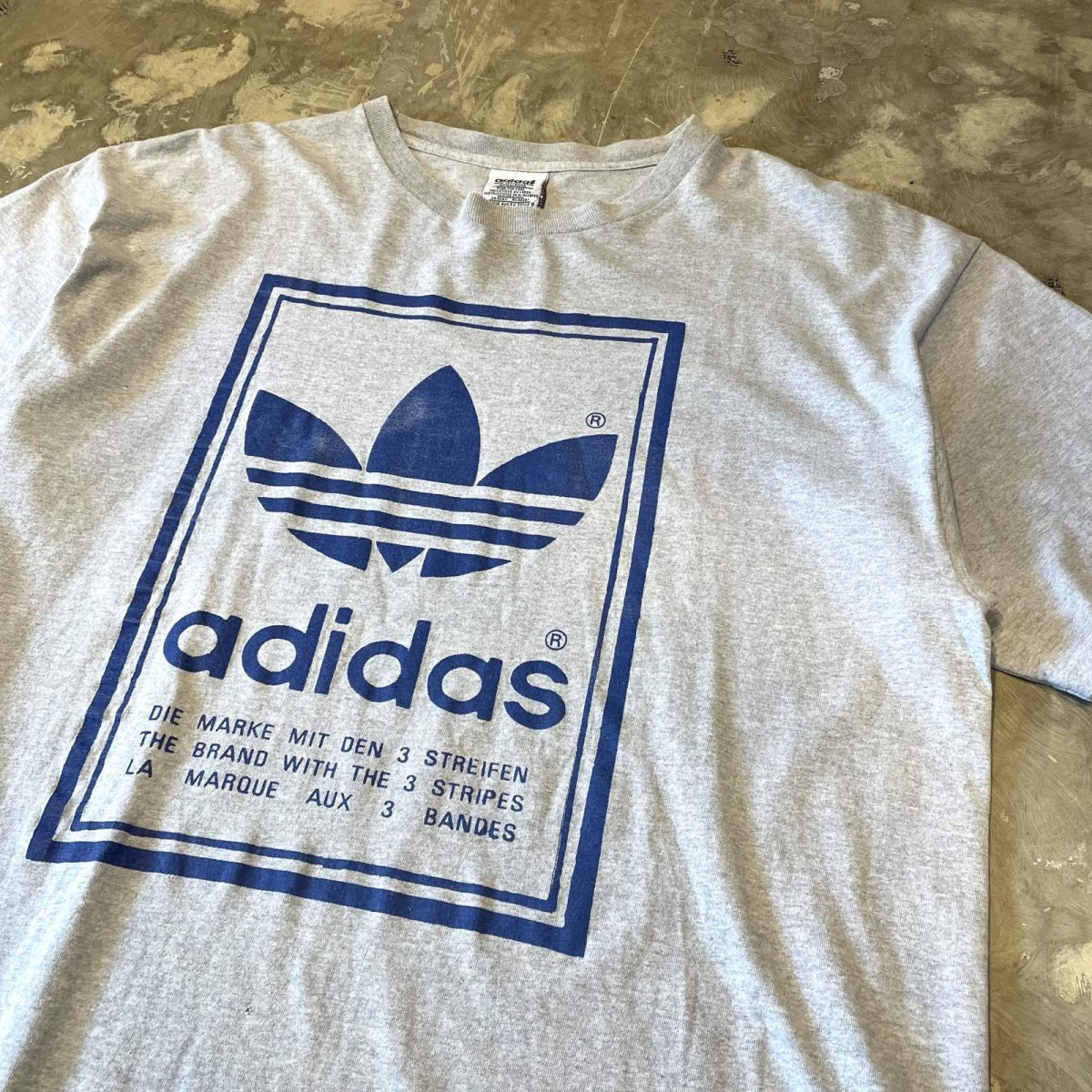 画像4: 【adidas】BOTH SIDE LOGO PRINTED S/S TEE / Mens L / MADE IN USA (4)