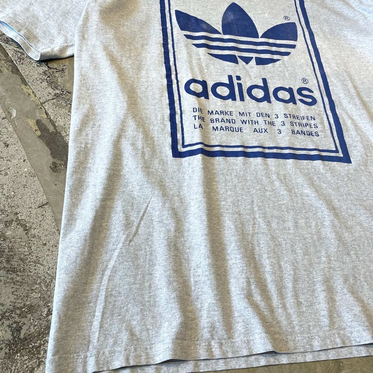 画像5: 【adidas】BOTH SIDE LOGO PRINTED S/S TEE / Mens L / MADE IN USA (5)