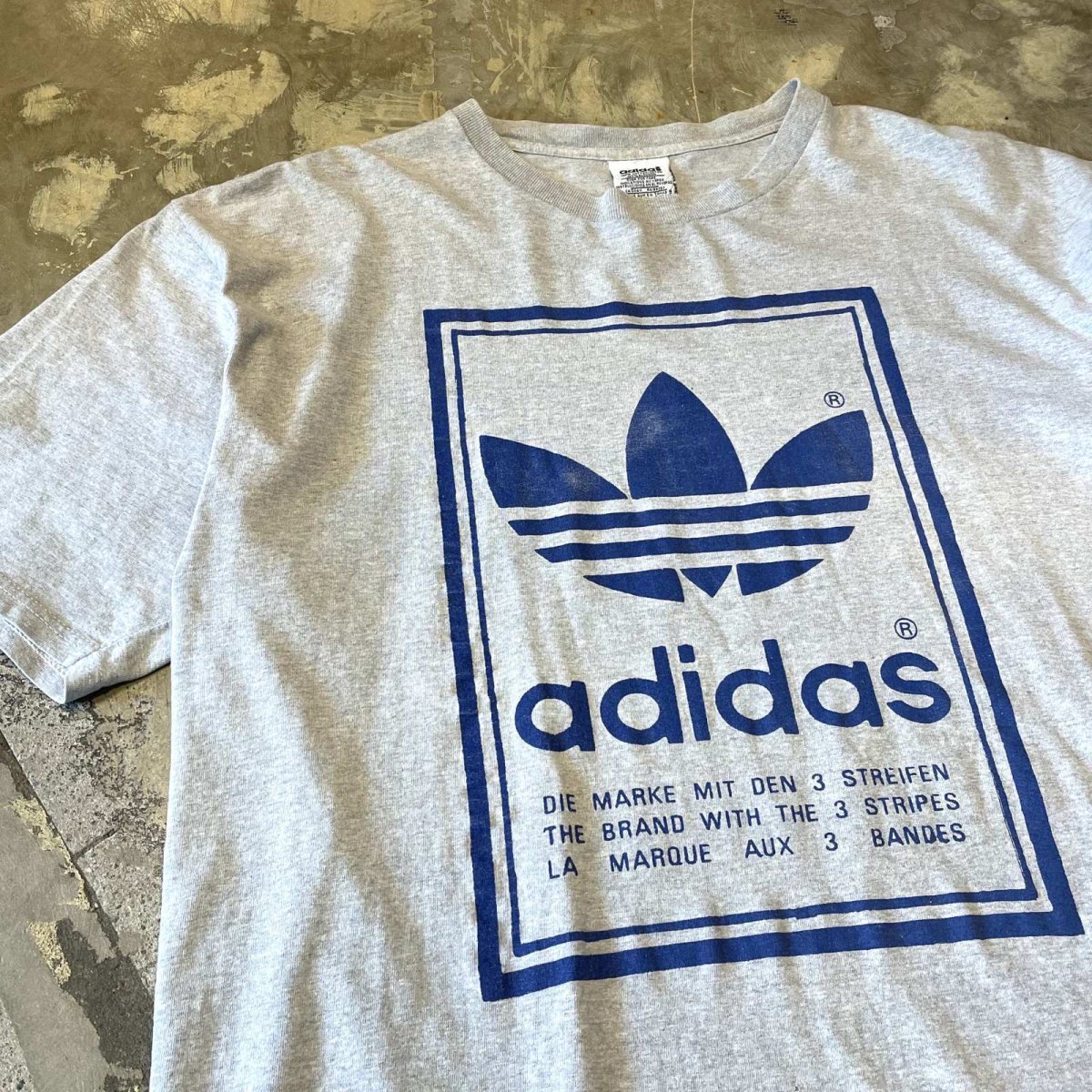 画像3: 【adidas】BOTH SIDE LOGO PRINTED S/S TEE / Mens L / MADE IN USA (3)