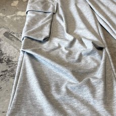 画像7: 【WONDERGROUND】BIG CARGO POCKET WIDE SWEAT PANTS / GRAY / OS (7)