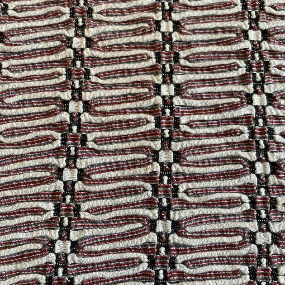 画像6: ALL OVER PATTERN EMBOSS L/S TOPS /  Ladies M (6)