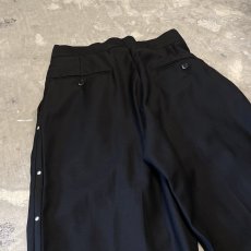 画像9: 【CALVIN KLEIN】SIDE LINE STUDS DECORATIVE BLACK COLOR SLACKS / W28~W34 (9)