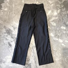 画像2: 【CALVIN KLEIN】SIDE LINE STUDS DECORATIVE BLACK COLOR SLACKS / W28~W34 (2)