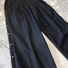 画像5: 【CALVIN KLEIN】SIDE LINE STUDS DECORATIVE BLACK COLOR SLACKS / W28~W34 (5)