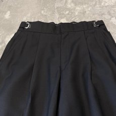 画像11: 【CALVIN KLEIN】SIDE LINE STUDS DECORATIVE BLACK COLOR SLACKS / W28~W34 (11)