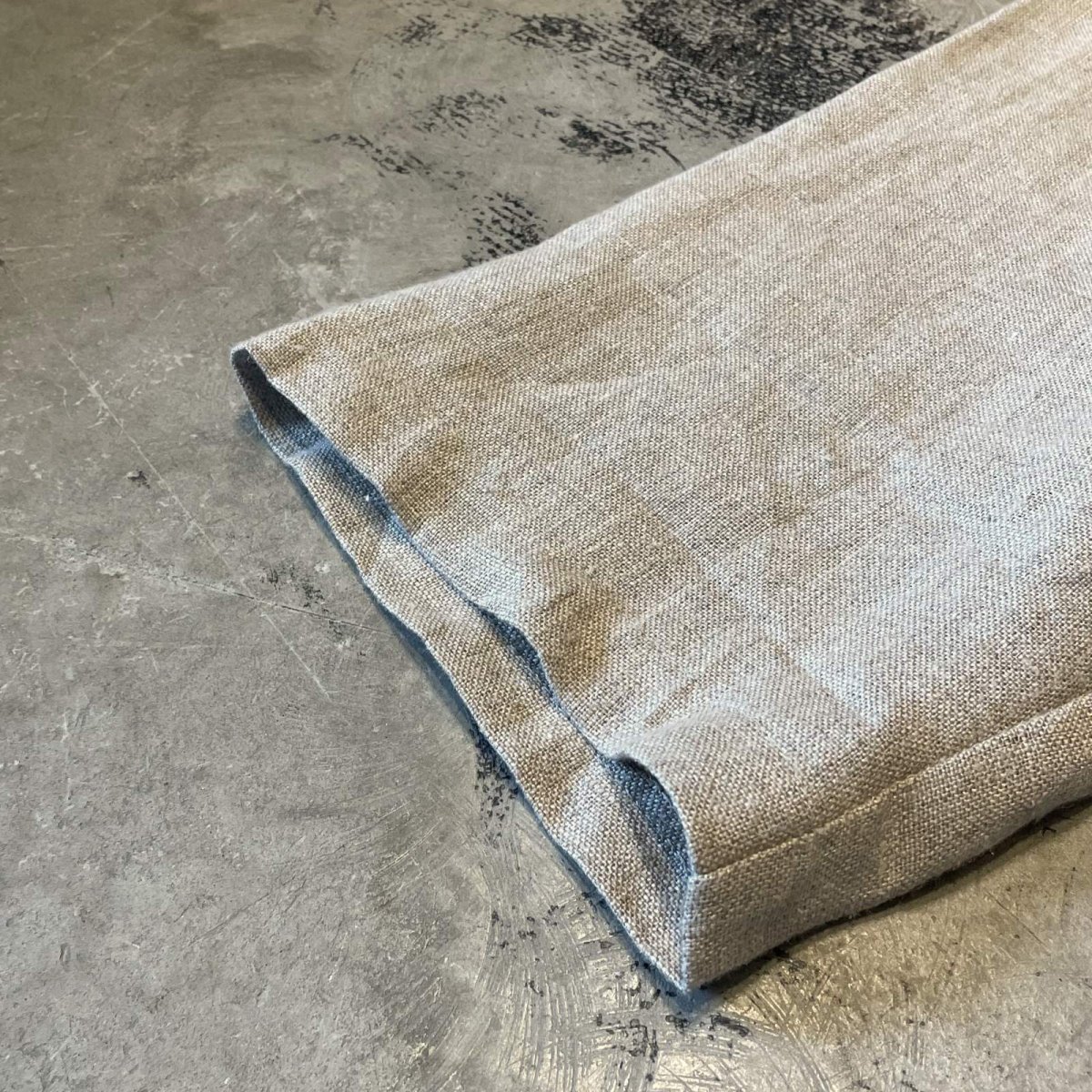 画像7: DOUBLE FLAP POCKET LINEN CARDIGAN / Mens XL (7)