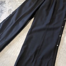 画像6: 【CALVIN KLEIN】SIDE LINE STUDS DECORATIVE BLACK COLOR SLACKS / W28~W34 (6)