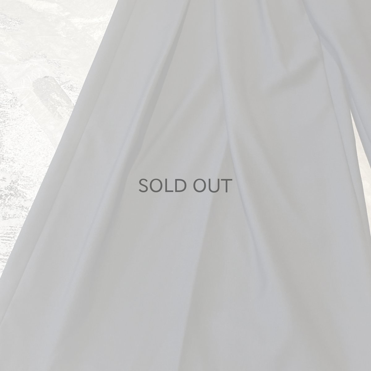 画像7: 【WONDERGROUND】DESIGN TUCK WIDE SILHOUETTE BELTED SLACKS / BLACK / OS (7)