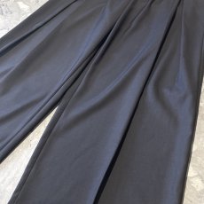 画像6: 【WONDERGROUND】DESIGN TUCK WIDE SILHOUETTE BELTED SLACKS / GRAY / OS (6)