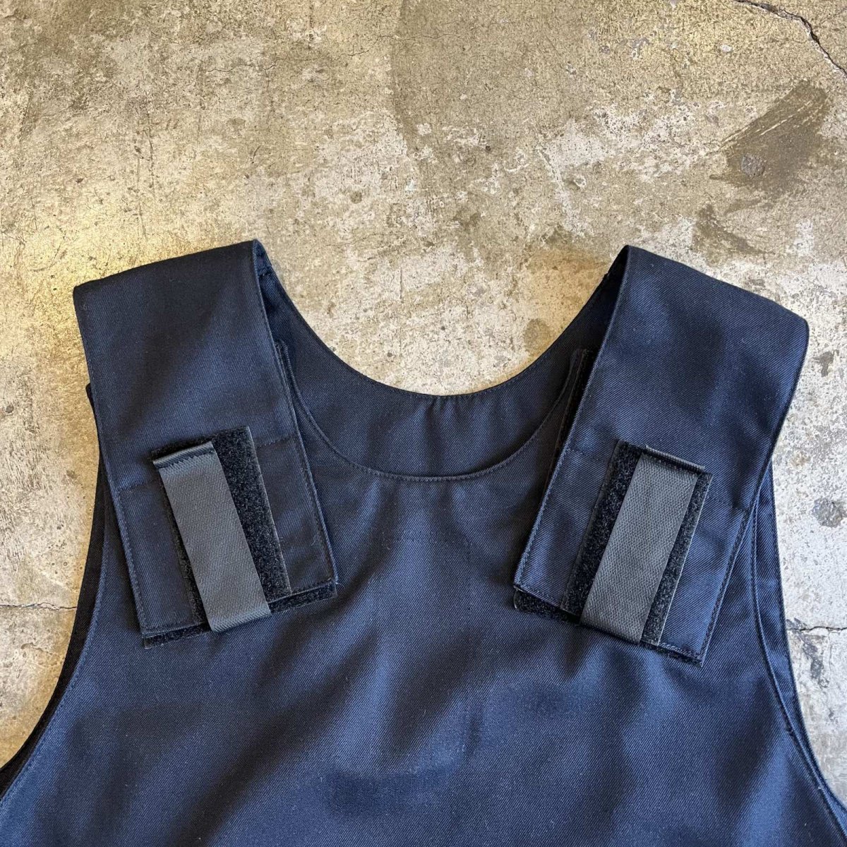 画像4: VELCRO TAPE FRONT DESIGN VEST / Ladies M / MADE IN ITALY (4)