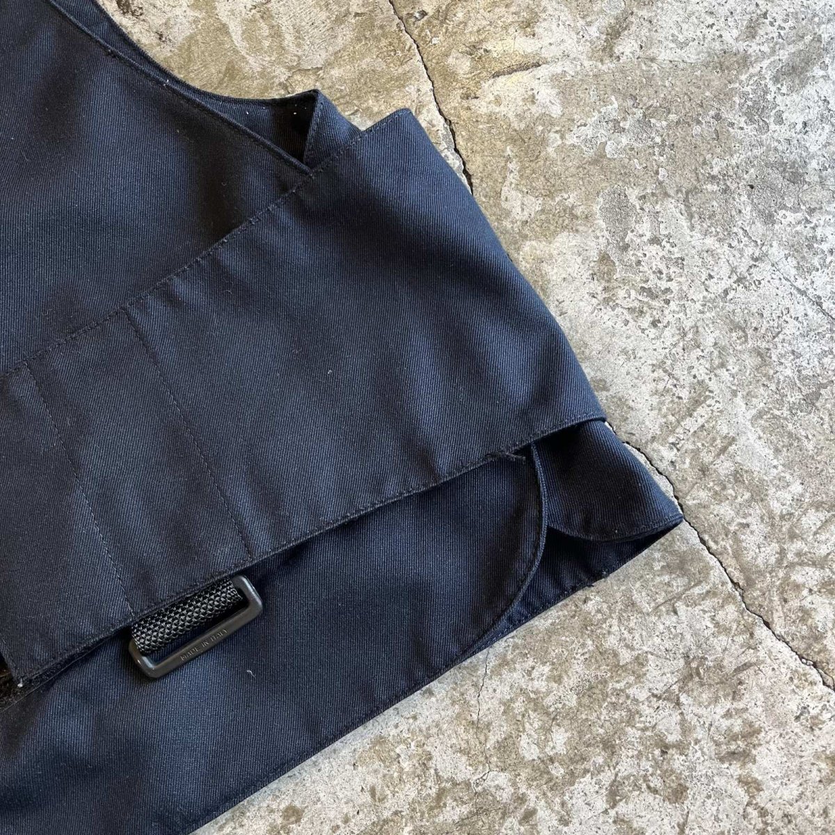 画像6: VELCRO TAPE FRONT DESIGN VEST / Ladies M / MADE IN ITALY (6)