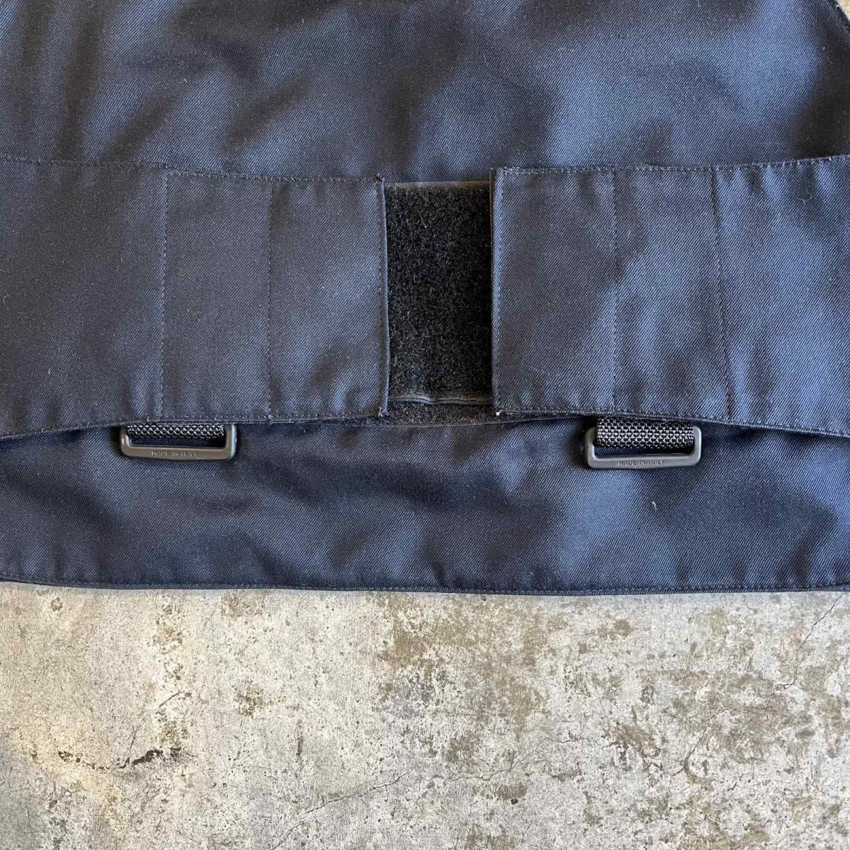 画像7: VELCRO TAPE FRONT DESIGN VEST / Ladies M / MADE IN ITALY (7)