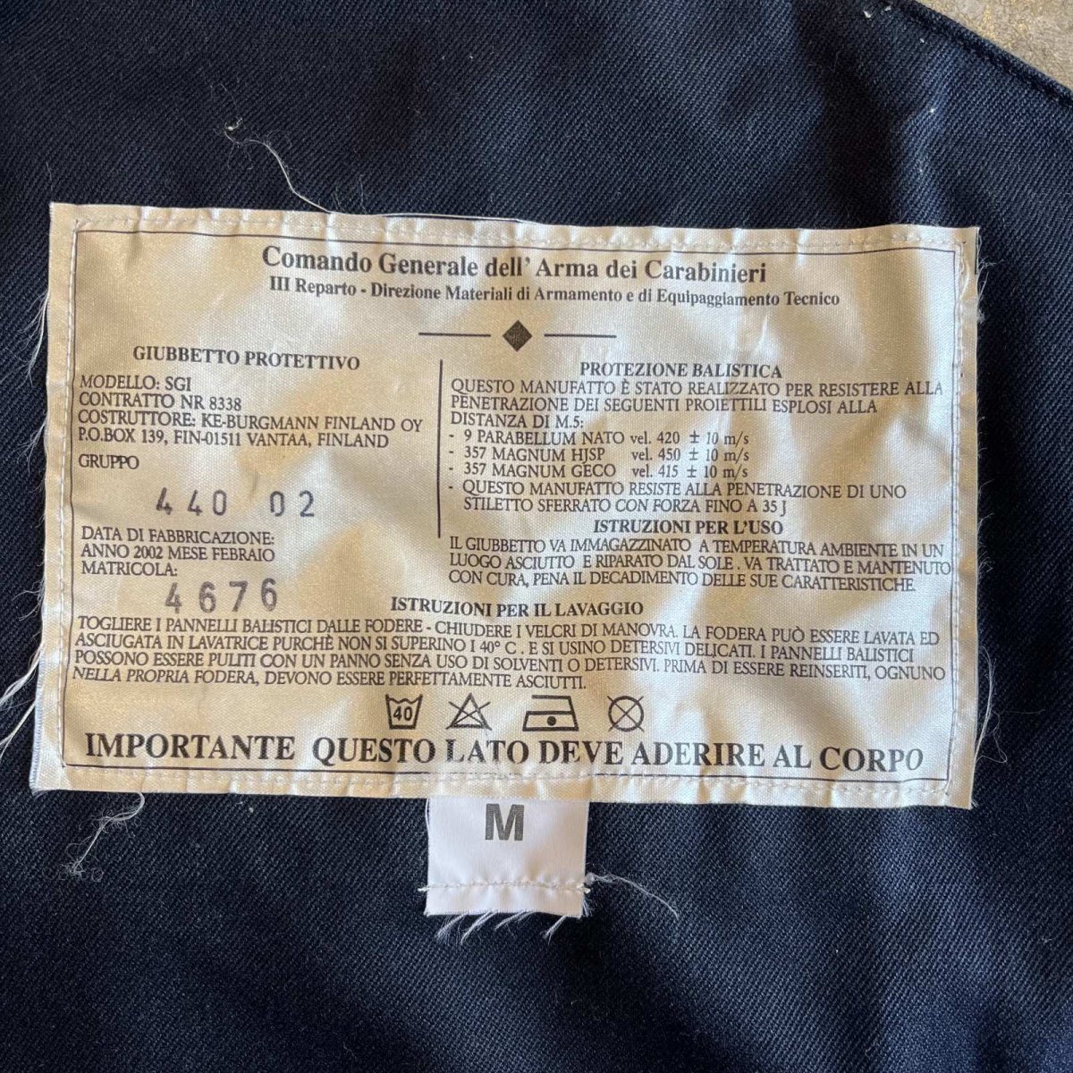 画像12: VELCRO TAPE FRONT DESIGN VEST / Ladies M / MADE IN ITALY (12)