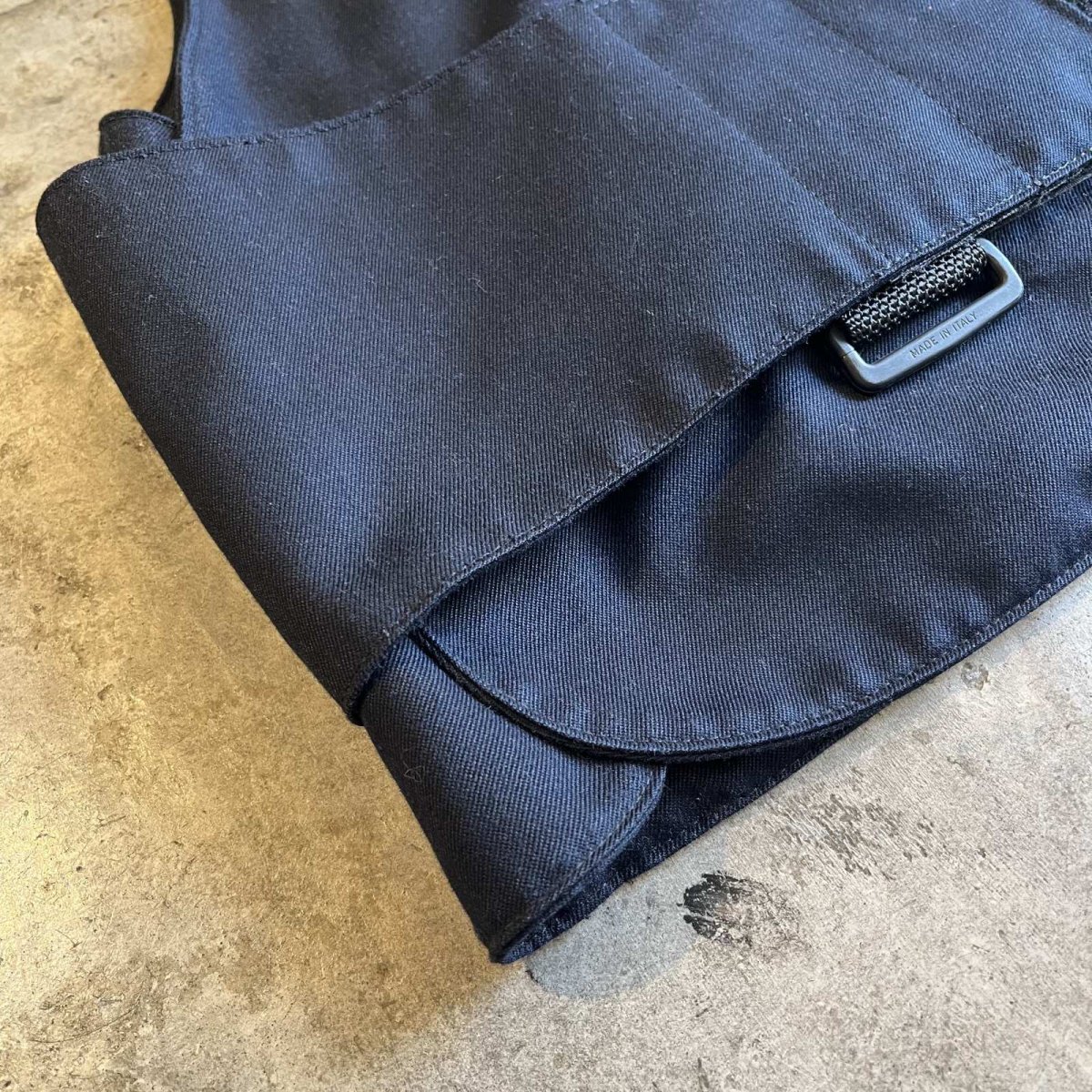 画像3: VELCRO TAPE FRONT DESIGN VEST / Ladies M / MADE IN ITALY (3)