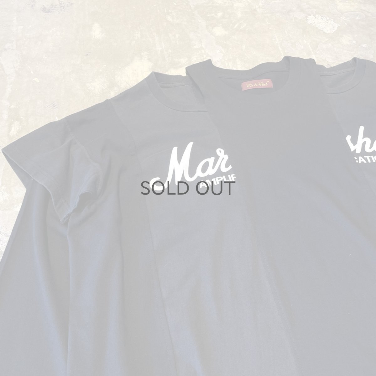 画像3: 【Wiz&Witch】"UNITED" SHOULDER OFF TWINS L/S TEE / OS (3)