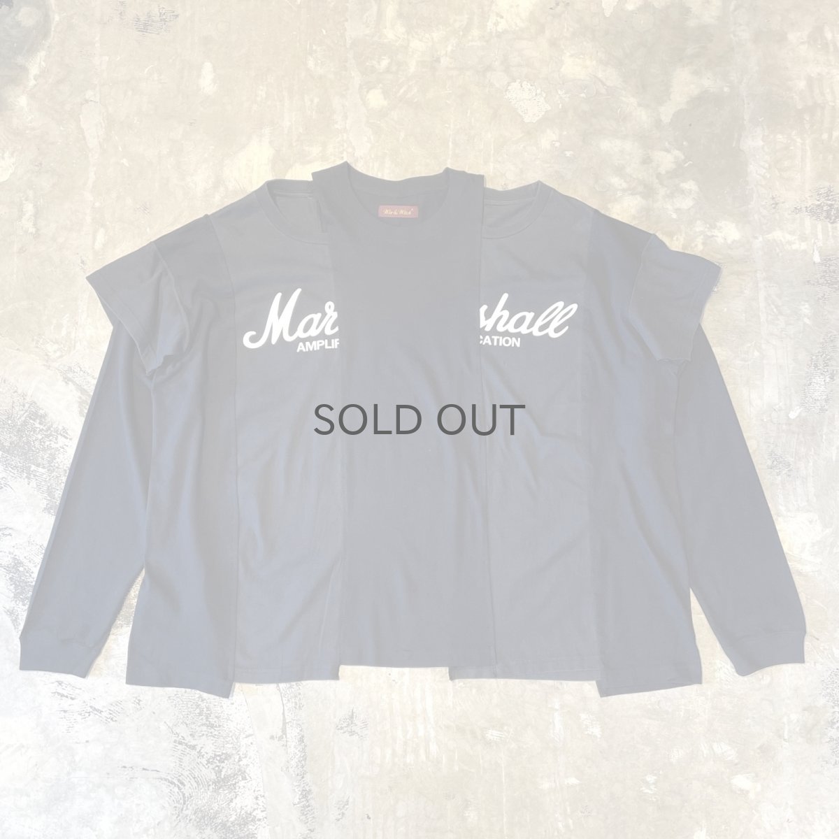 画像1: 【Wiz&Witch】"UNITED" SHOULDER OFF TWINS L/S TEE / OS (1)