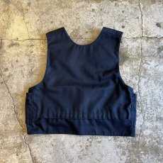 画像2: VELCRO TAPE FRONT DESIGN VEST / Ladies M / MADE IN ITALY (2)