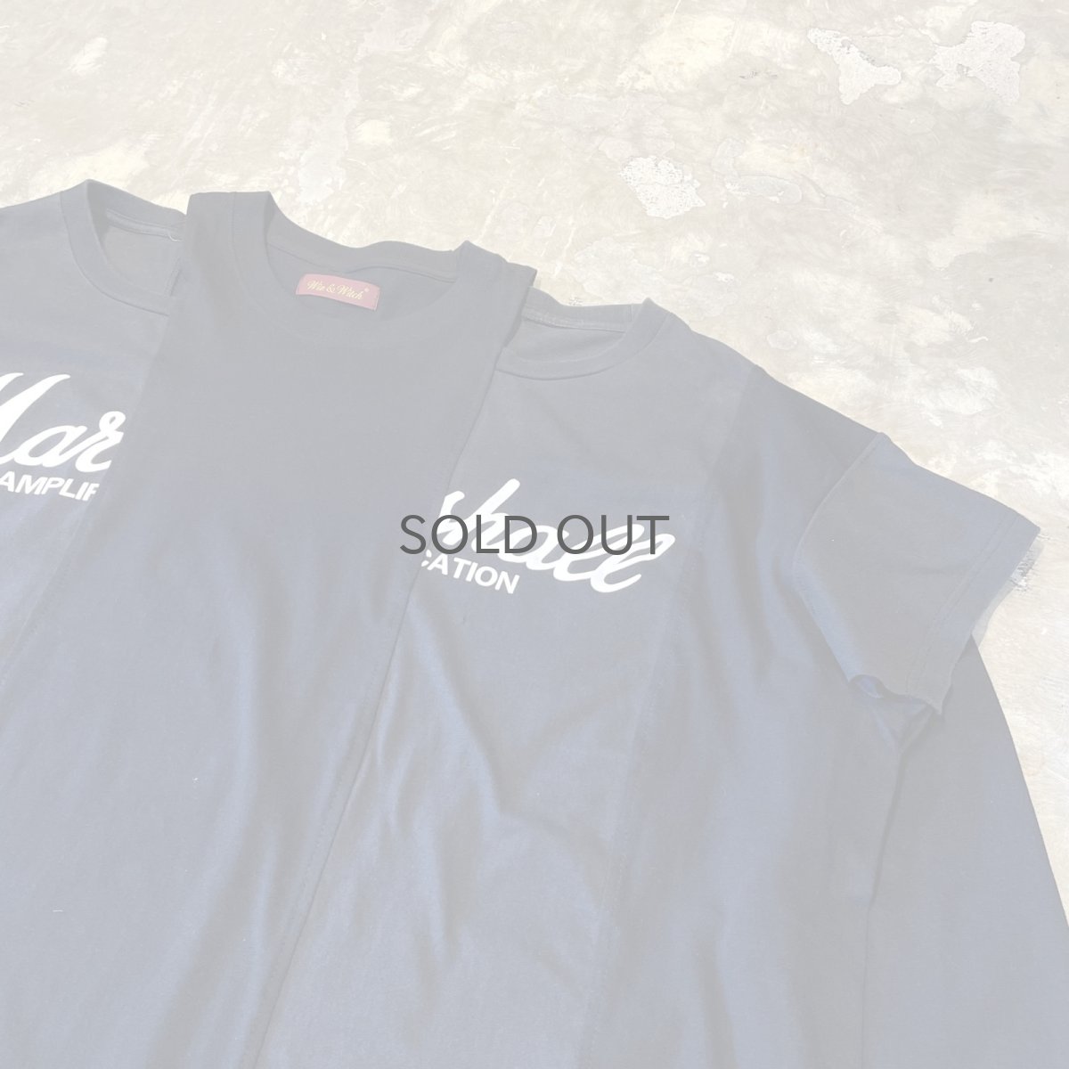 画像4: 【Wiz&Witch】"UNITED" SHOULDER OFF TWINS L/S TEE / OS (4)