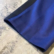 画像8: SIDE BLACK LINE COLOR STRAIGHT SILHOUETTE SLACKS / W32 (8)