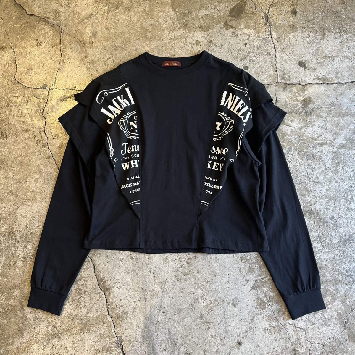 画像1: 【Wiz&Witch】"UNITED" SHOULDER LAYERD L/S TEE / OS (1)