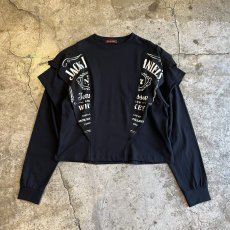 画像1: 【Wiz&Witch】"UNITED" SHOULDER LAYERD L/S TEE / OS (1)