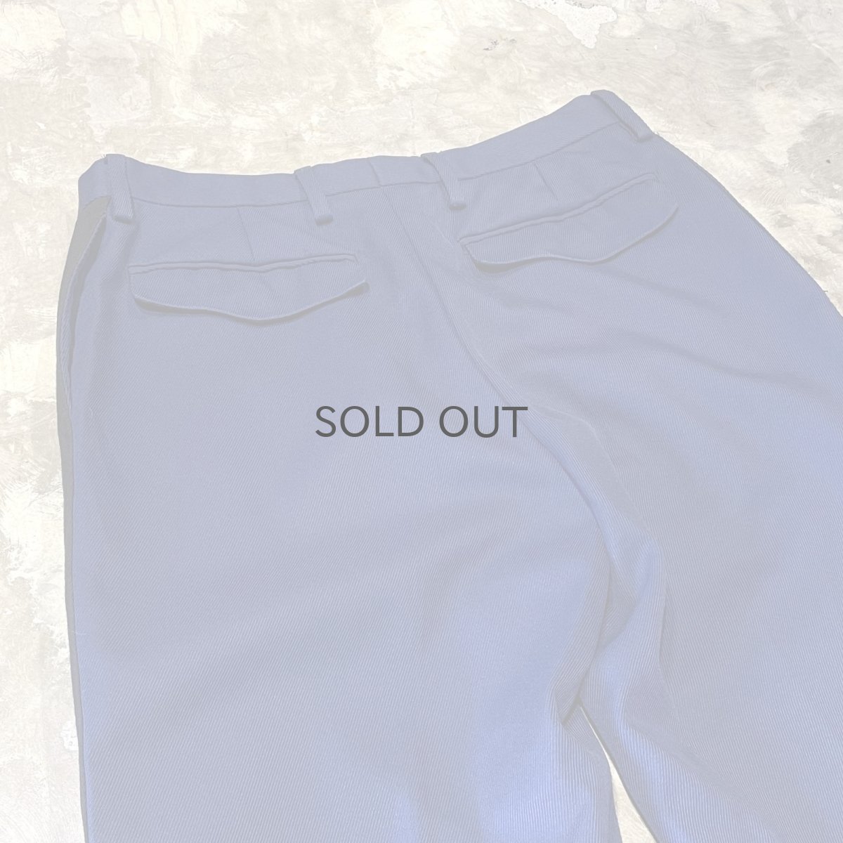 画像9: SIDE BLACK LINE COLOR STRAIGHT SILHOUETTE SLACKS / W32 (9)