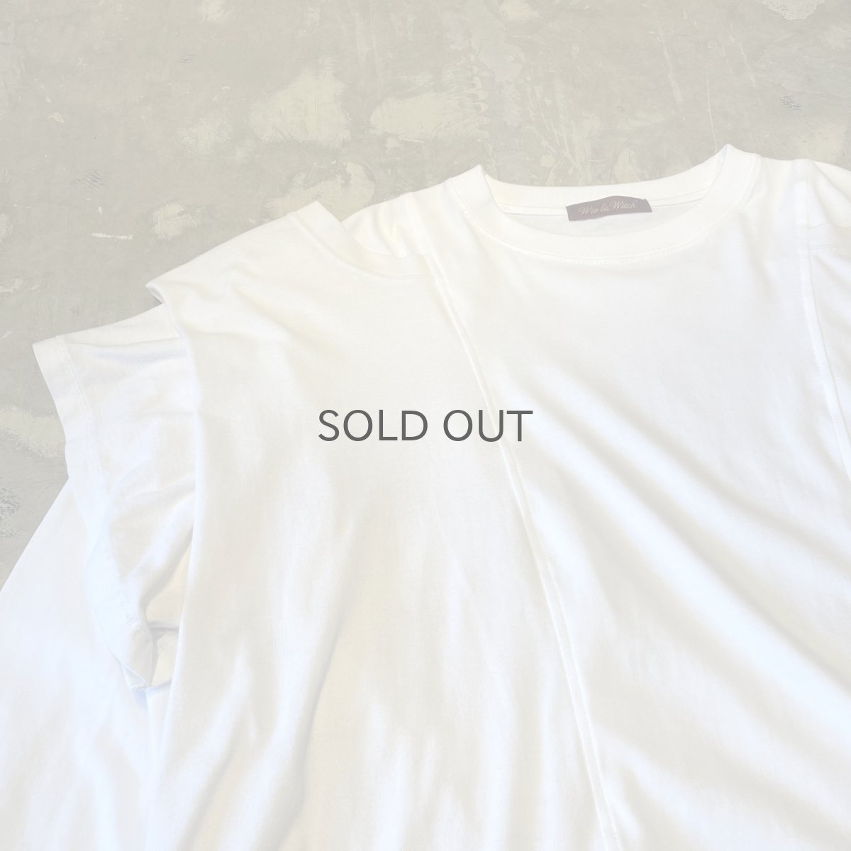 画像3: 【Wiz&Witch】"UNITED" SHOULDER OFF TRACK L/S TEE / OS (3)