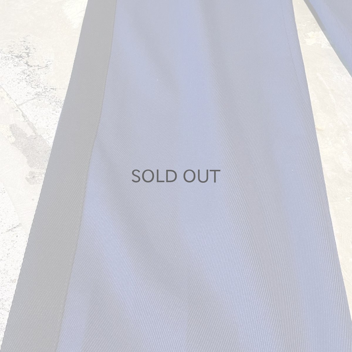 画像7: SIDE BLACK LINE COLOR STRAIGHT SILHOUETTE SLACKS / W32 (7)