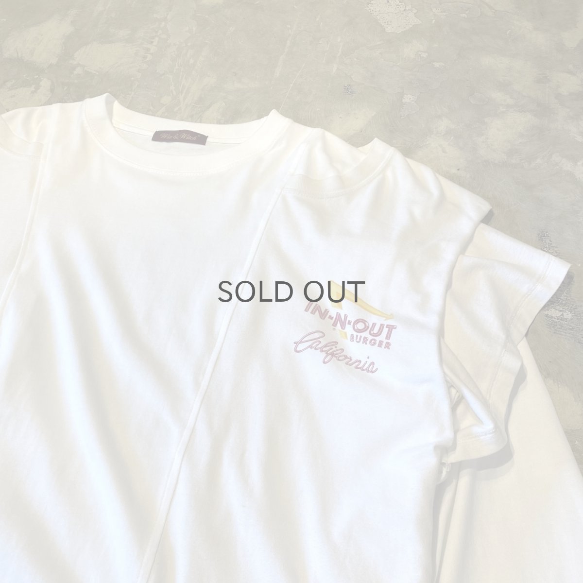 画像4: 【Wiz&Witch】"UNITED" SHOULDER OFF TRACK L/S TEE / OS (4)