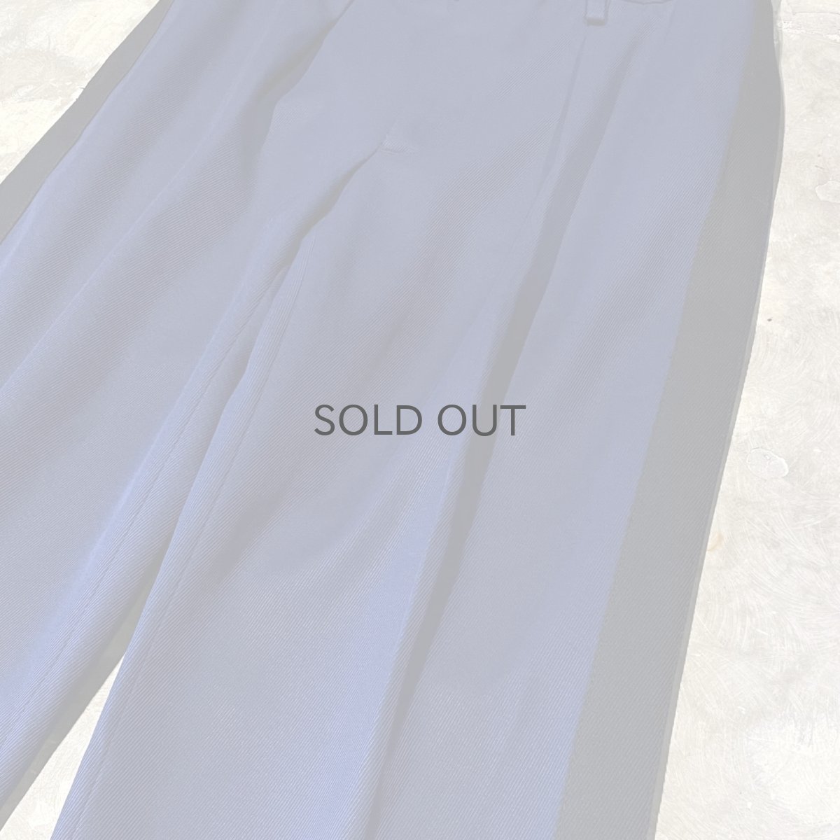 画像4: SIDE BLACK LINE COLOR STRAIGHT SILHOUETTE SLACKS / W32 (4)