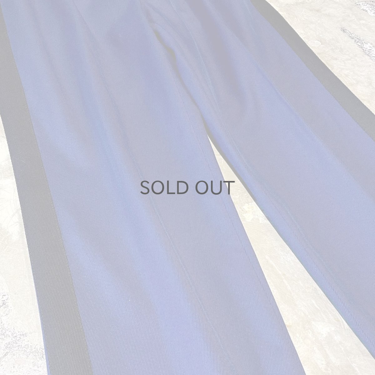 画像5: SIDE BLACK LINE COLOR STRAIGHT SILHOUETTE SLACKS / W32 (5)