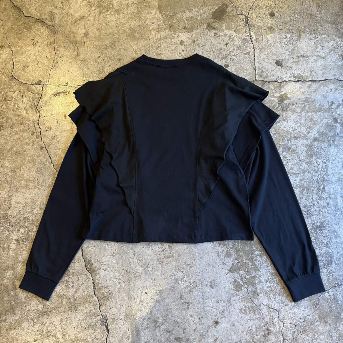 画像2: 【Wiz&Witch】"UNITED" SHOULDER LAYERD L/S TEE / OS (2)