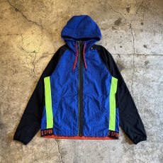 画像1: 【NIKE SPORTS】BACK PRINT DESIGN BI COLOR ZIP UP HOODIE TRACK JACKET / Ladies M (1)