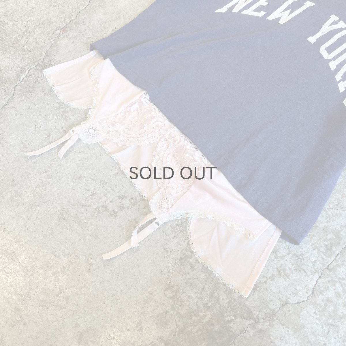 画像4: 【Wiz&Witch】"UNITED" LINGERIE MIX VTG TOPS / OS (4)