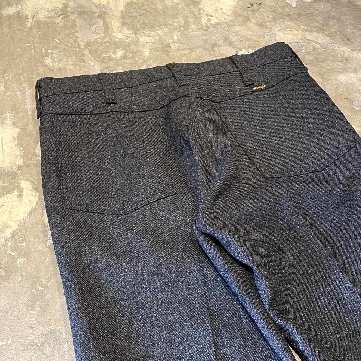 画像7: 【WRANGLER】WRANCHER CHARCOAL COLOR DRESS JEANS / W30 (7)