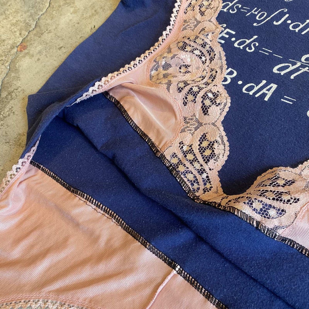 画像7: 【Wiz&Witch】"UNITED" LINGERIE MIX VTG TOPS / OS (7)