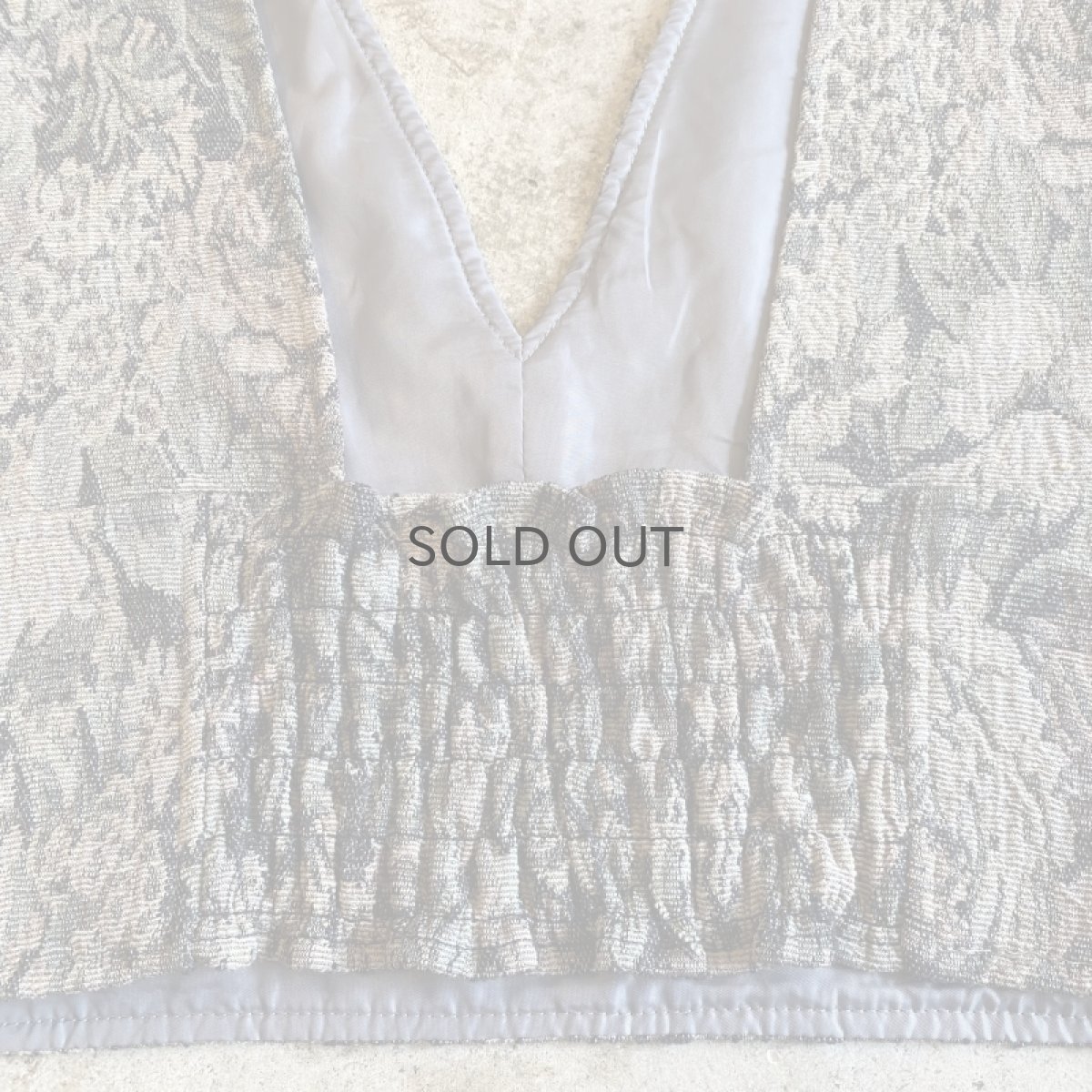 画像8: FLORAL PATTERN GOBELIN BUSTIER DESIGN VEST / Ladies M (8)