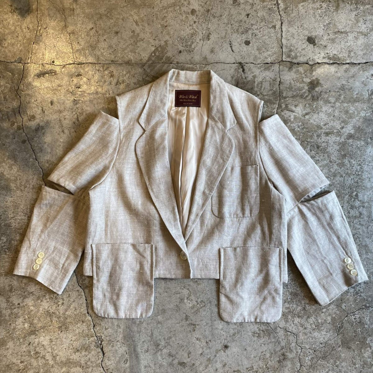 画像1: 【Wiz&Witch】"TRANSFORM" SHOULDER OFF TAYLOR JACKET / OS (1)